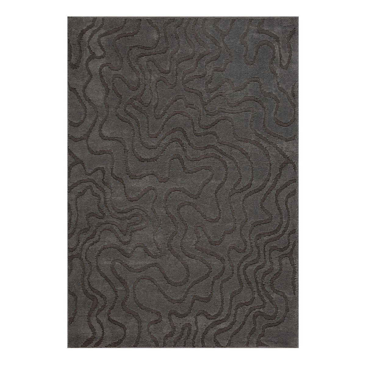 Tapete LOY cinza escuro 133x190cm