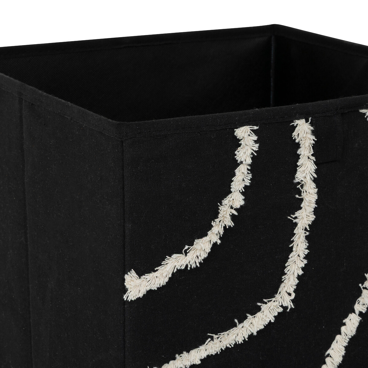 Caixa de arruma&ccedil;&atilde;o BALI preto 31x31cm