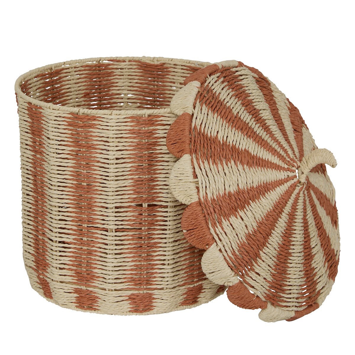 Cesto de arruma&ccedil;&atilde;o NOMADE com tampa 37,5cm