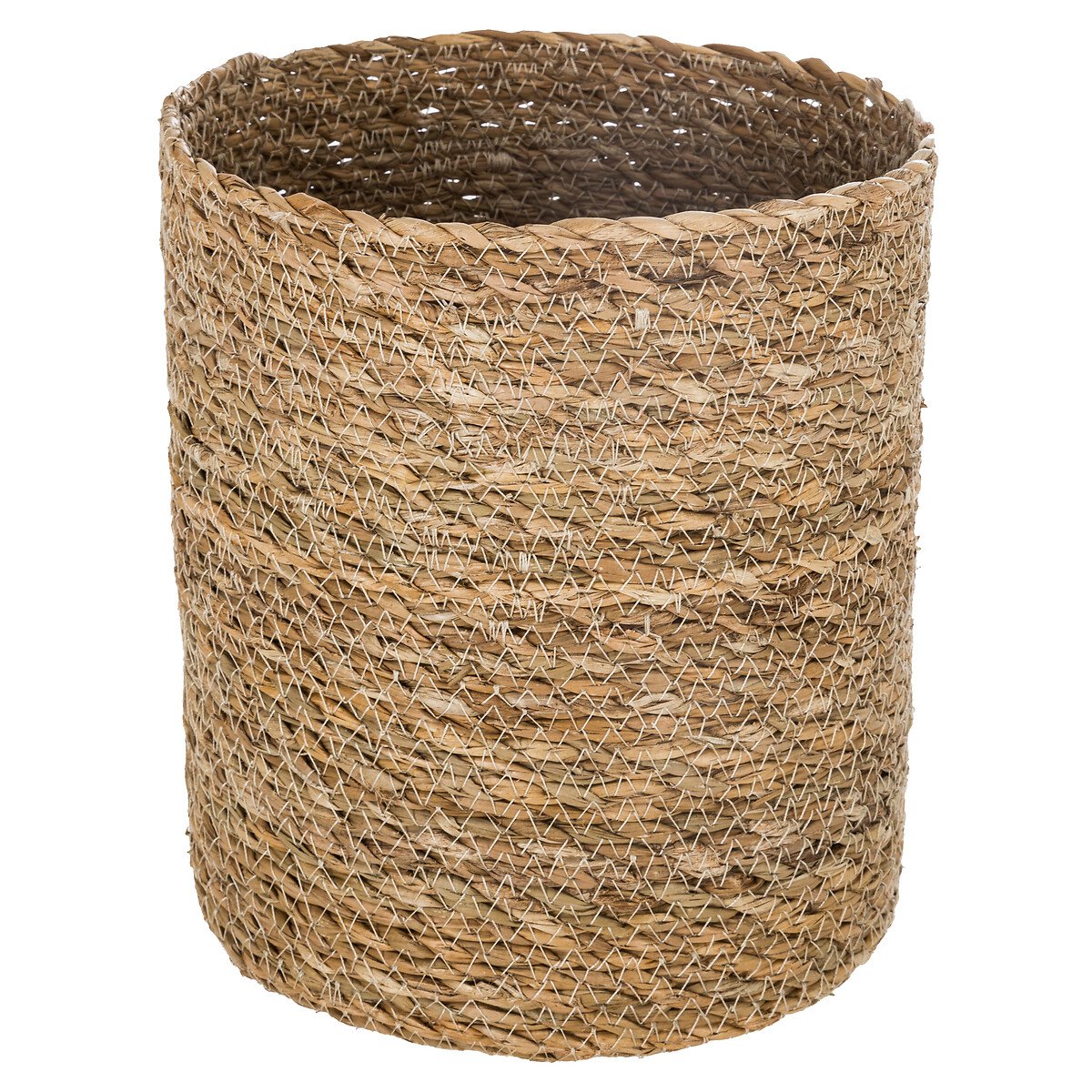 Cesto seagrass natural 27x27cm,  Cesto seagrass natural 27x27cm