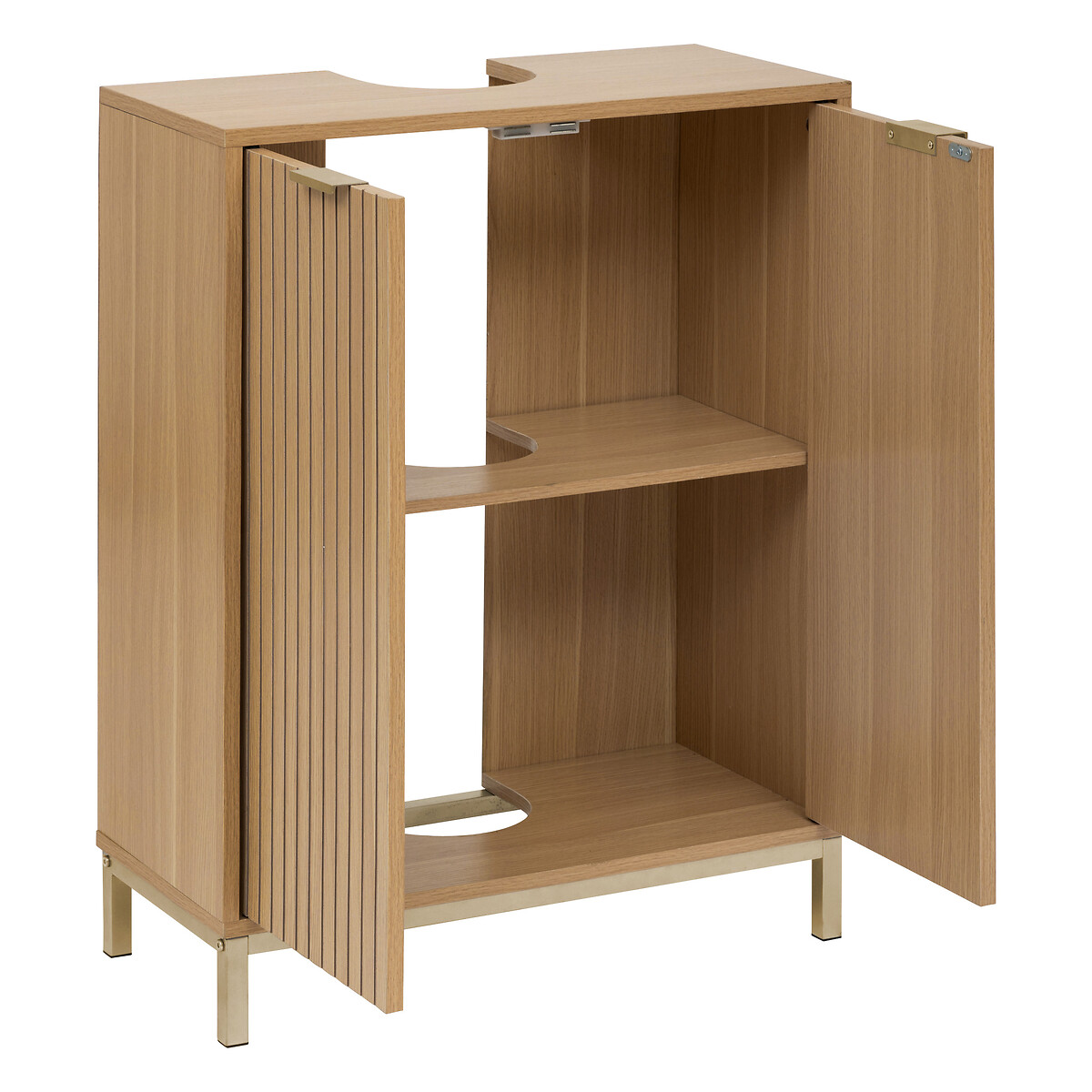 Móvel wc TASSO para lavatório bege em mdf