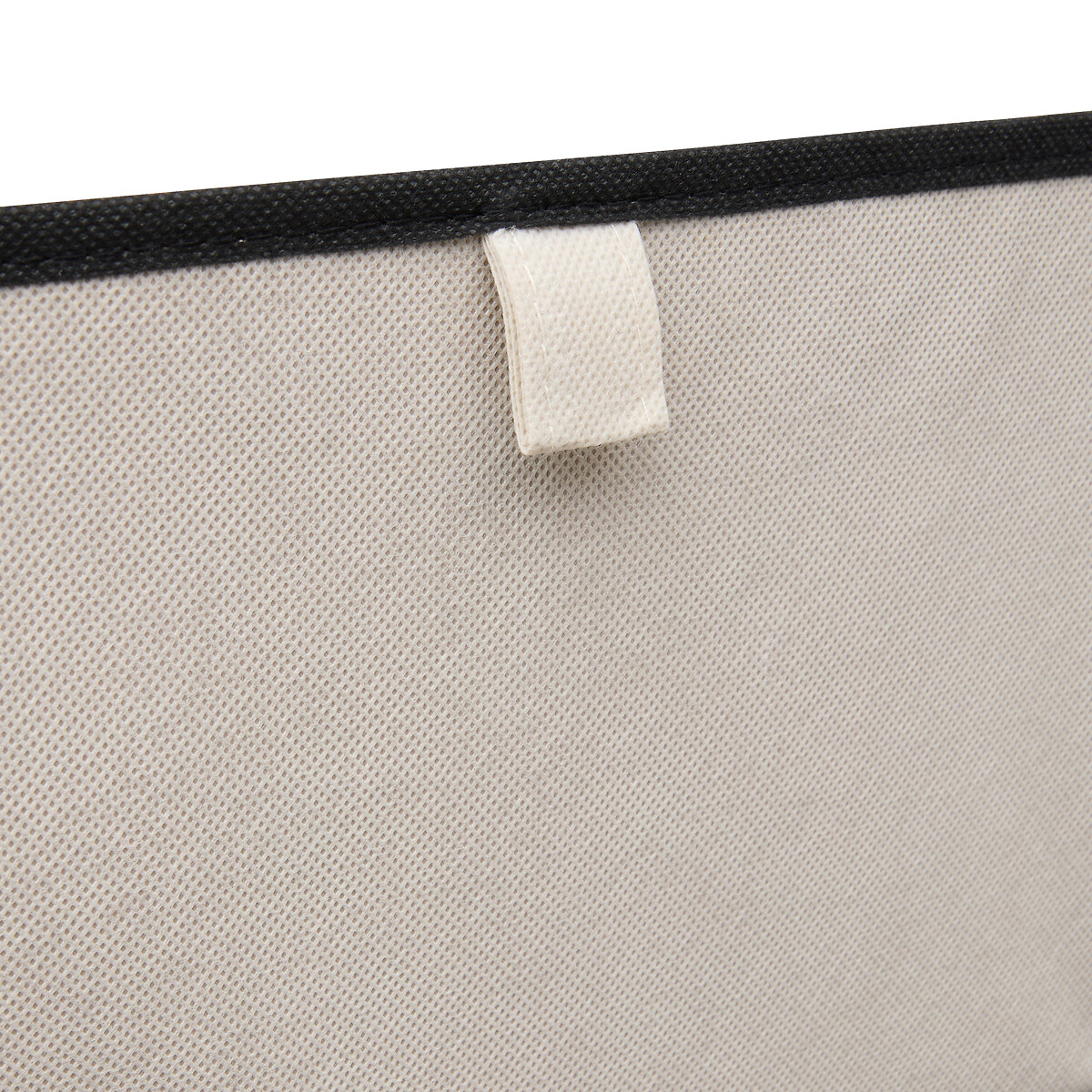 Cesto de roupa suja bege 45l