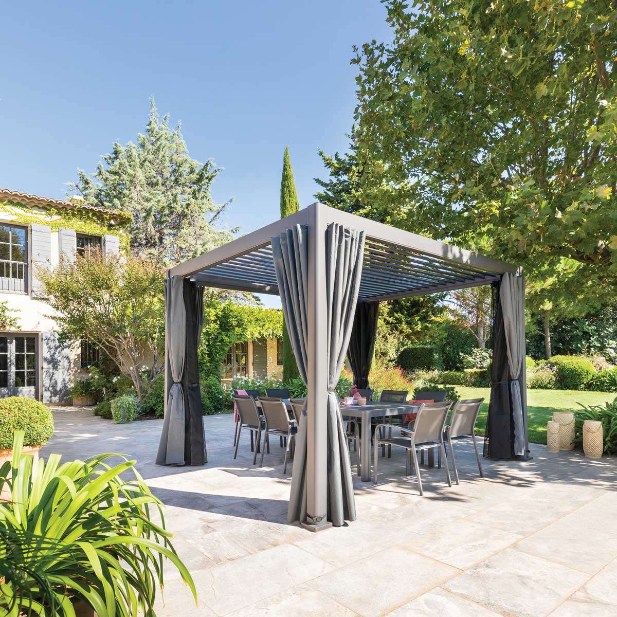 Cadeira ESSENTIA cinza antracite e graphite com costas altas