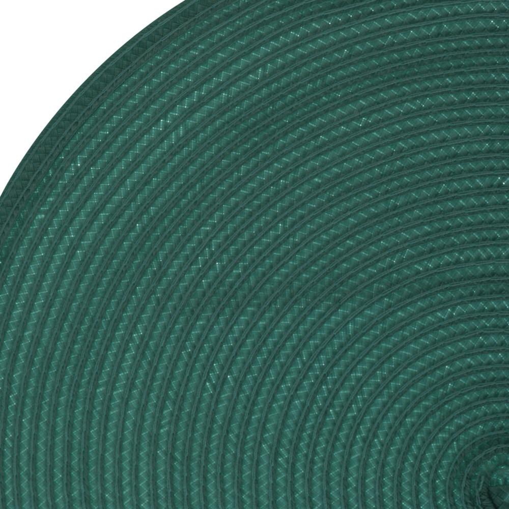 Individual de mesa redondo verde esmeralda TEXALINE 38cm