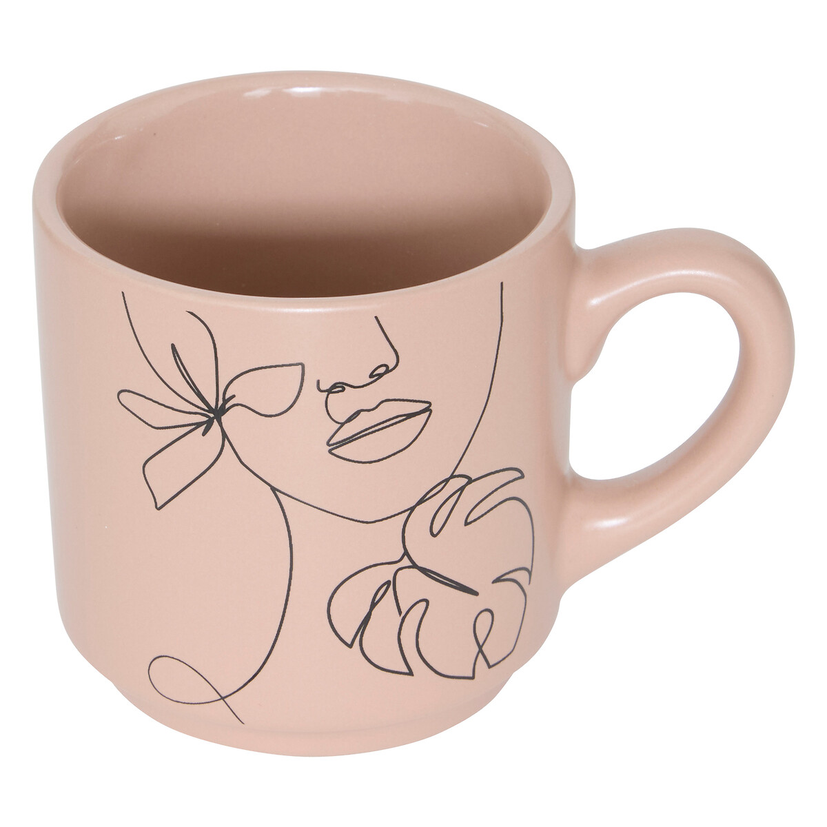 Conjunto de 4 canecas com suporte VISAGE 12cl