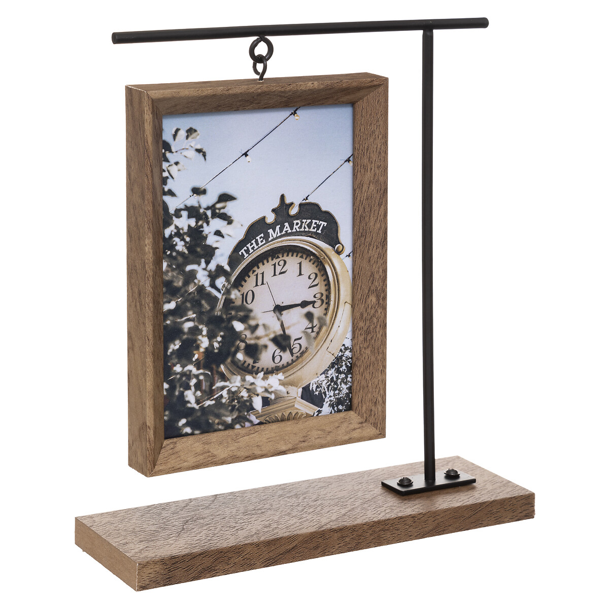 Moldura Tyler Castanho Com Suporte 10x15cm