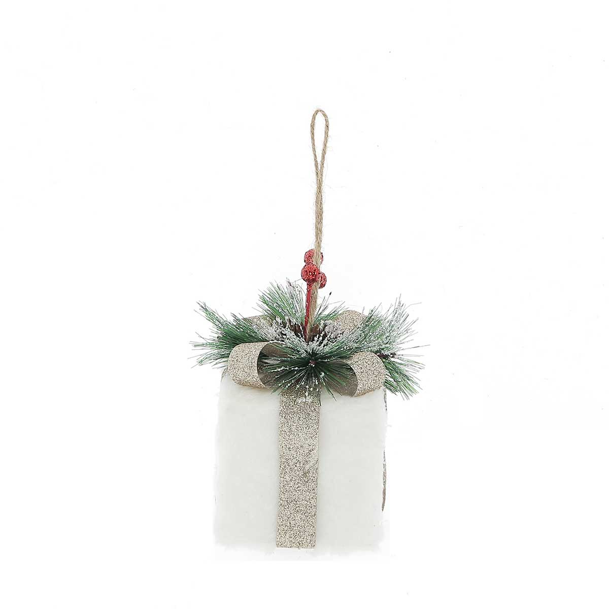 Presente branco e prateado,  Presente branco e prateado