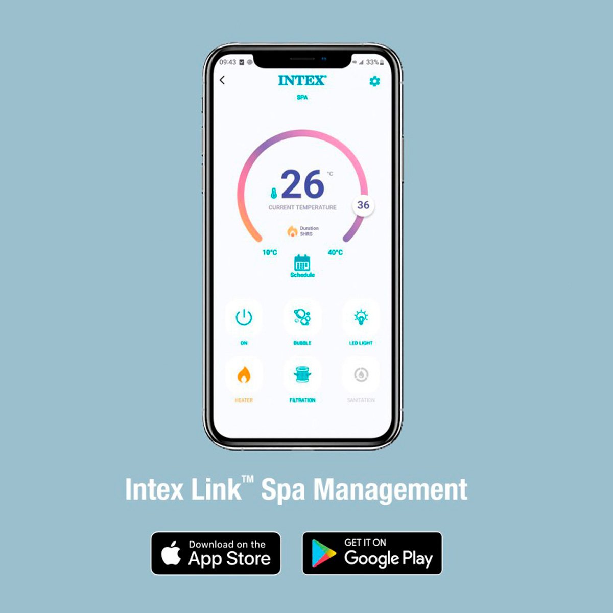 Spa insufl&aacute;vel olive 6 pessoas Intex