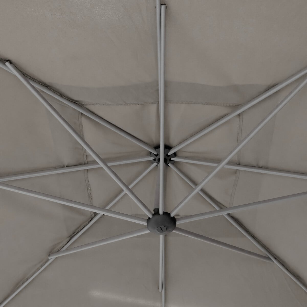 Guarda-sol MANOA descentrado taupe 2,5x2,5m