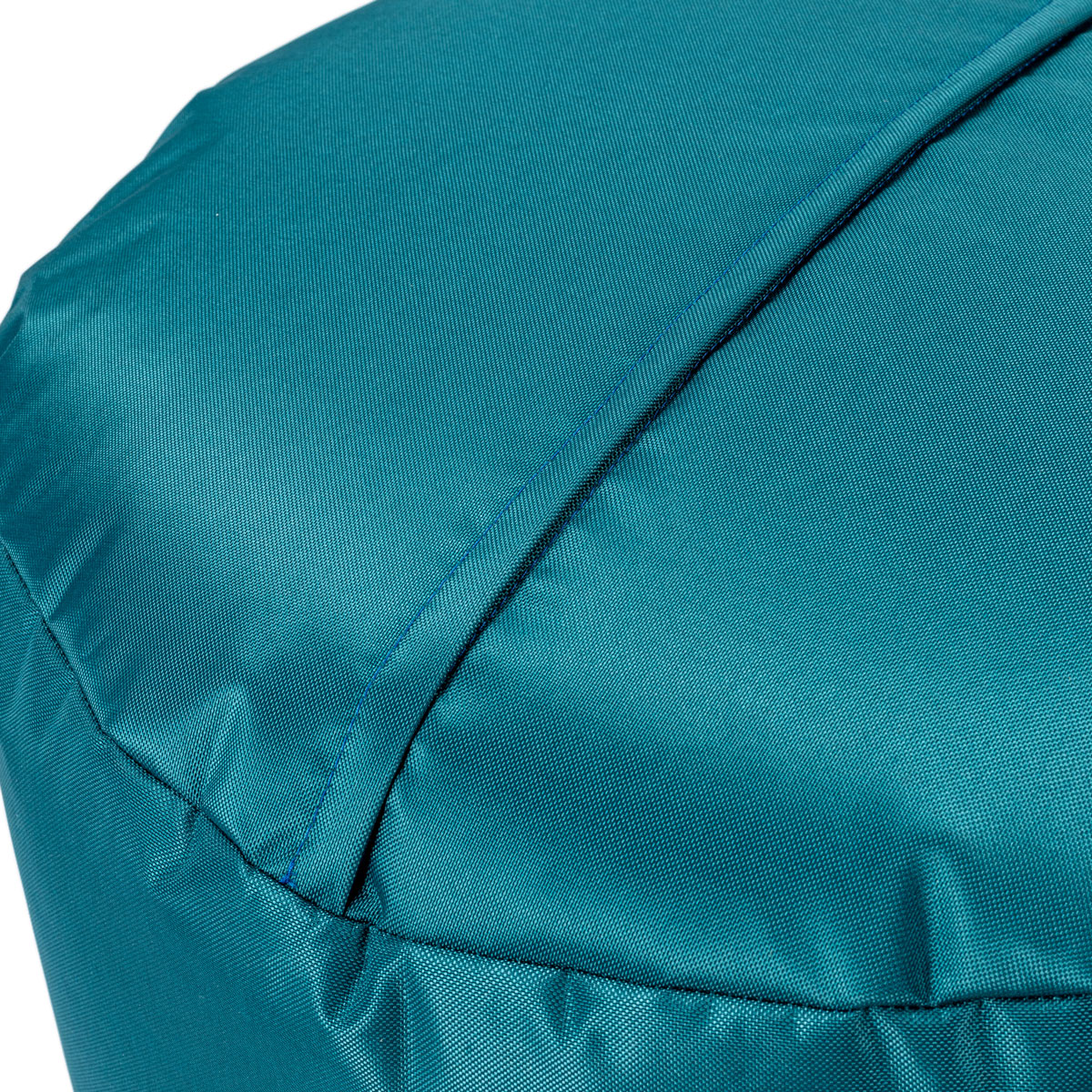 Pufe redondo impermeável azul 35x60cm