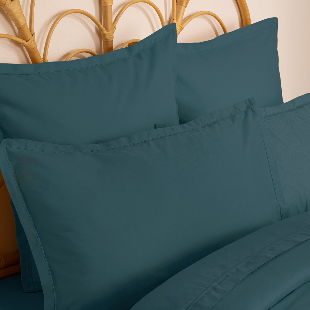 Capa azul acinzentado para almofada 50x70cm,  Capa azul acinzentado para almofada 50x70cm