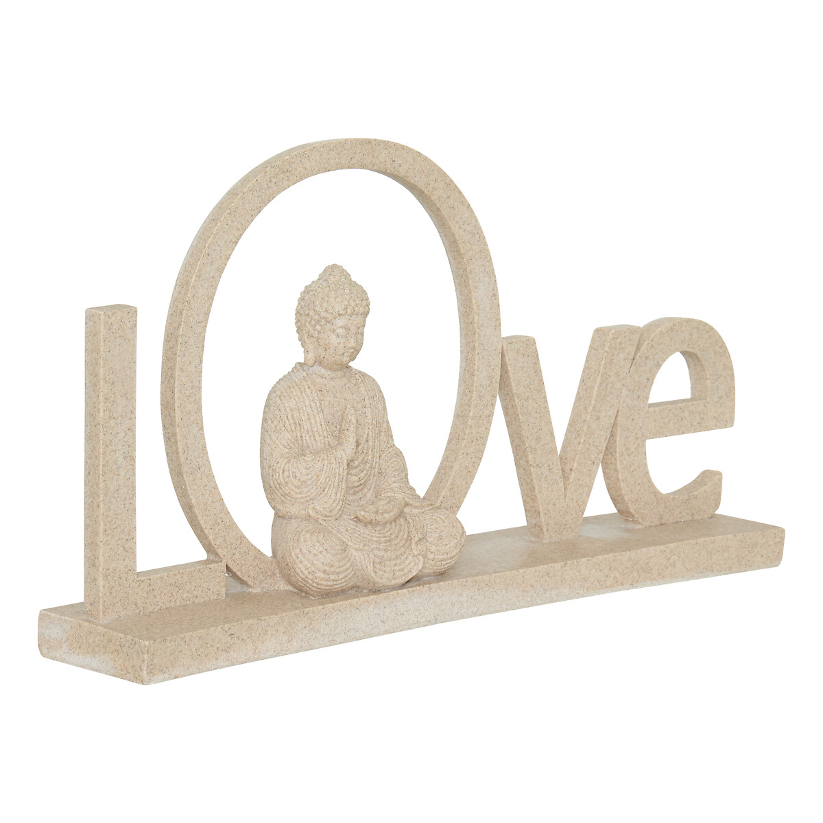 Palavra decorativa love com buda
