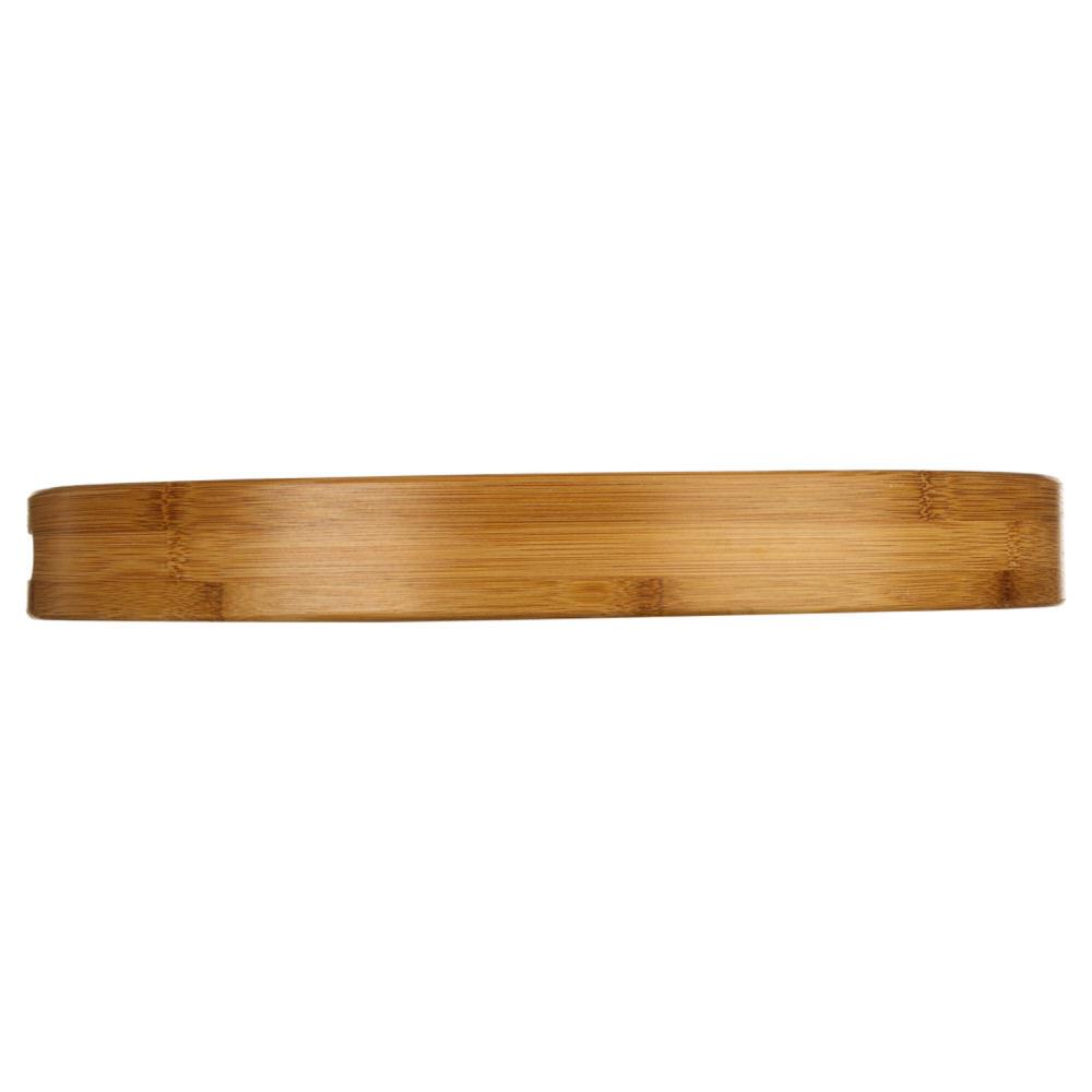 Tabuleiro redondo natural em bambu 40cm