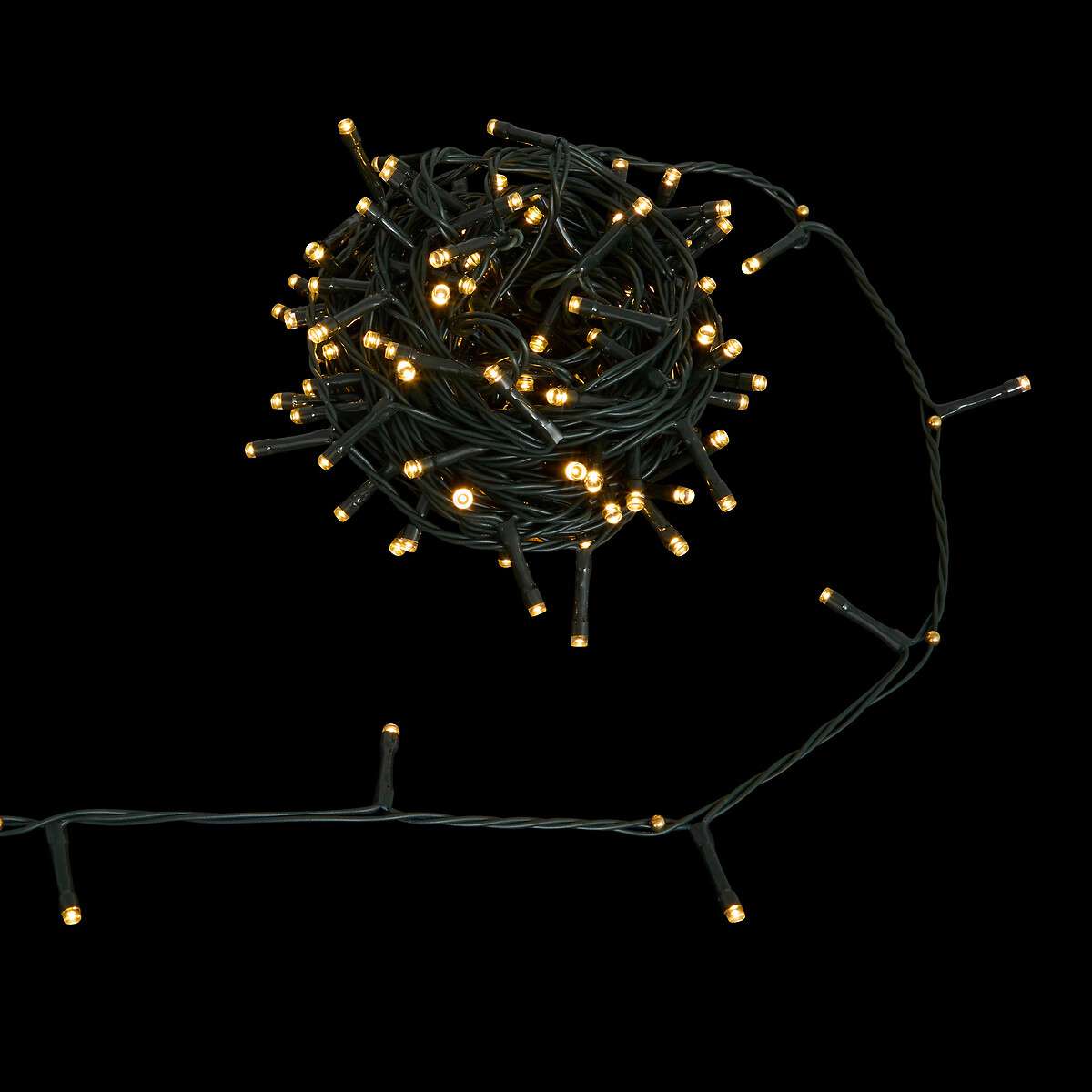 S&eacute;rie de natal branco quente 120LED 9M
