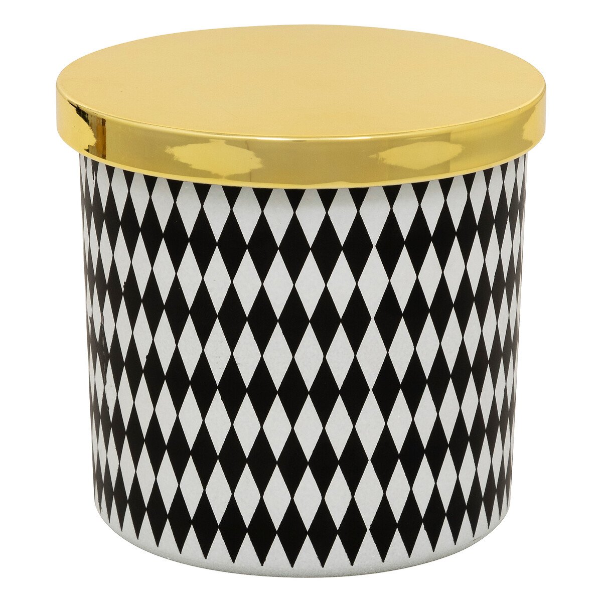 Vela perfumada preto e branco 260g,  Vela perfumada preto e branco 260g