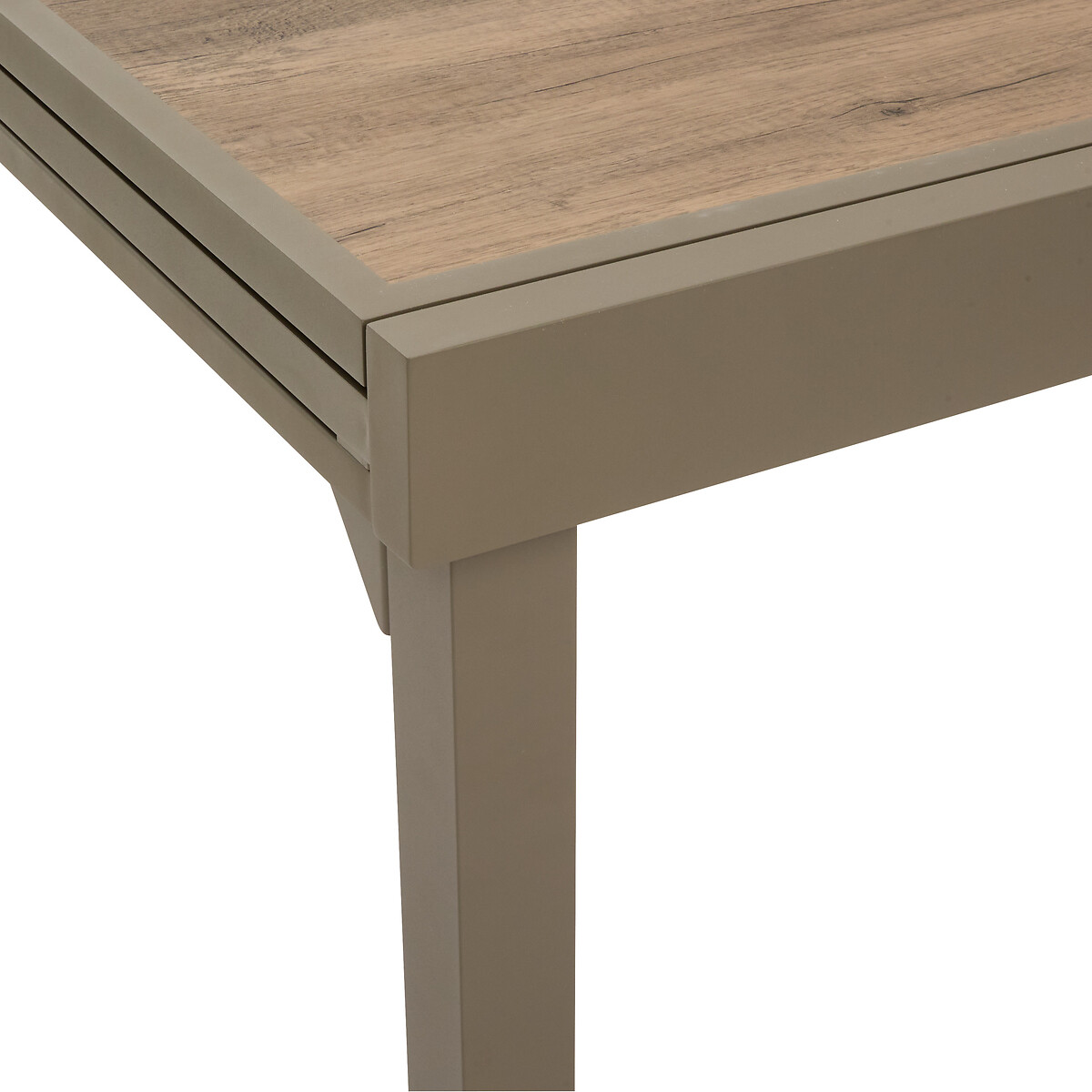 Mesa extens&iacute;vel PIAZZA truffe/caf&eacute;