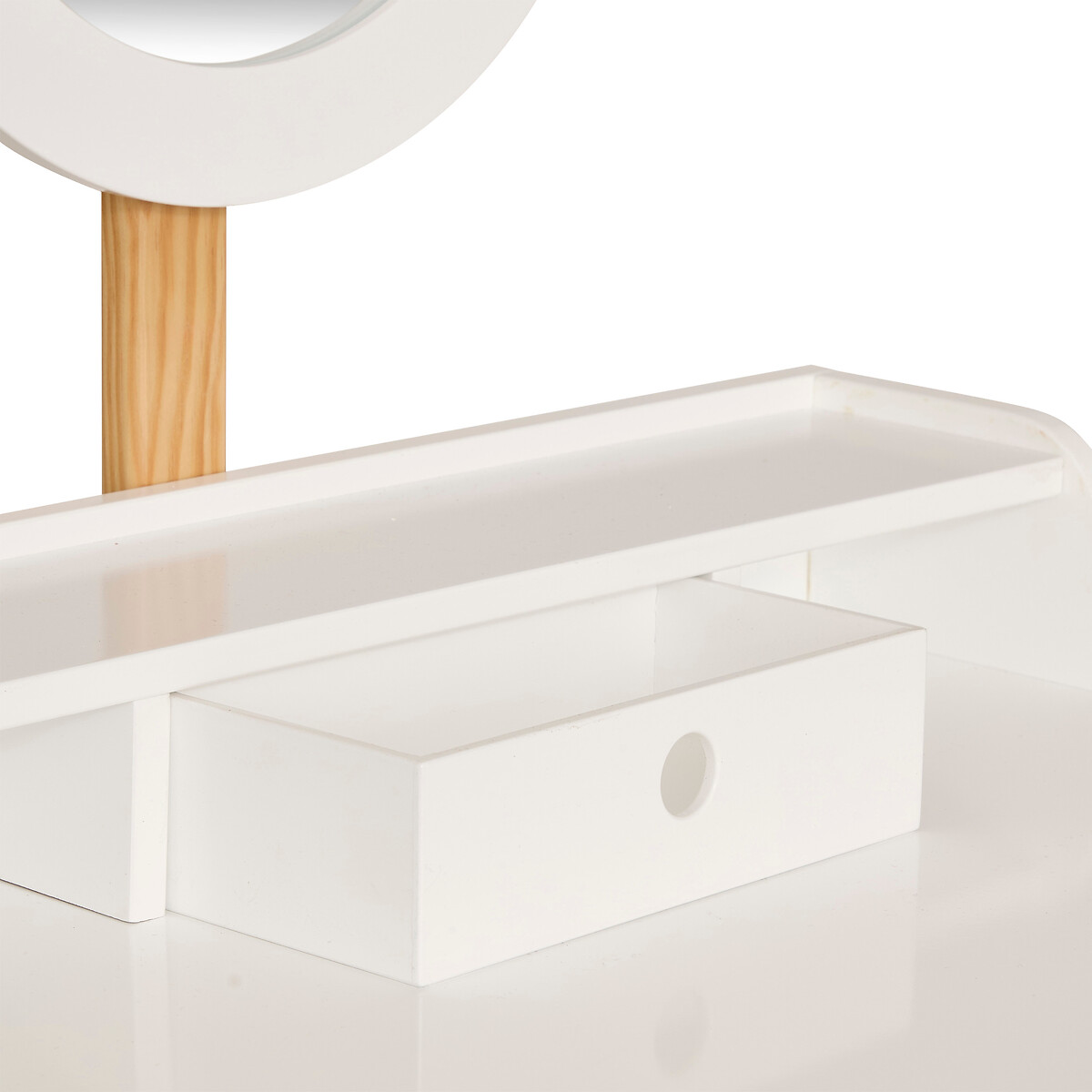 Toucador BELLA branco em madeira pinho