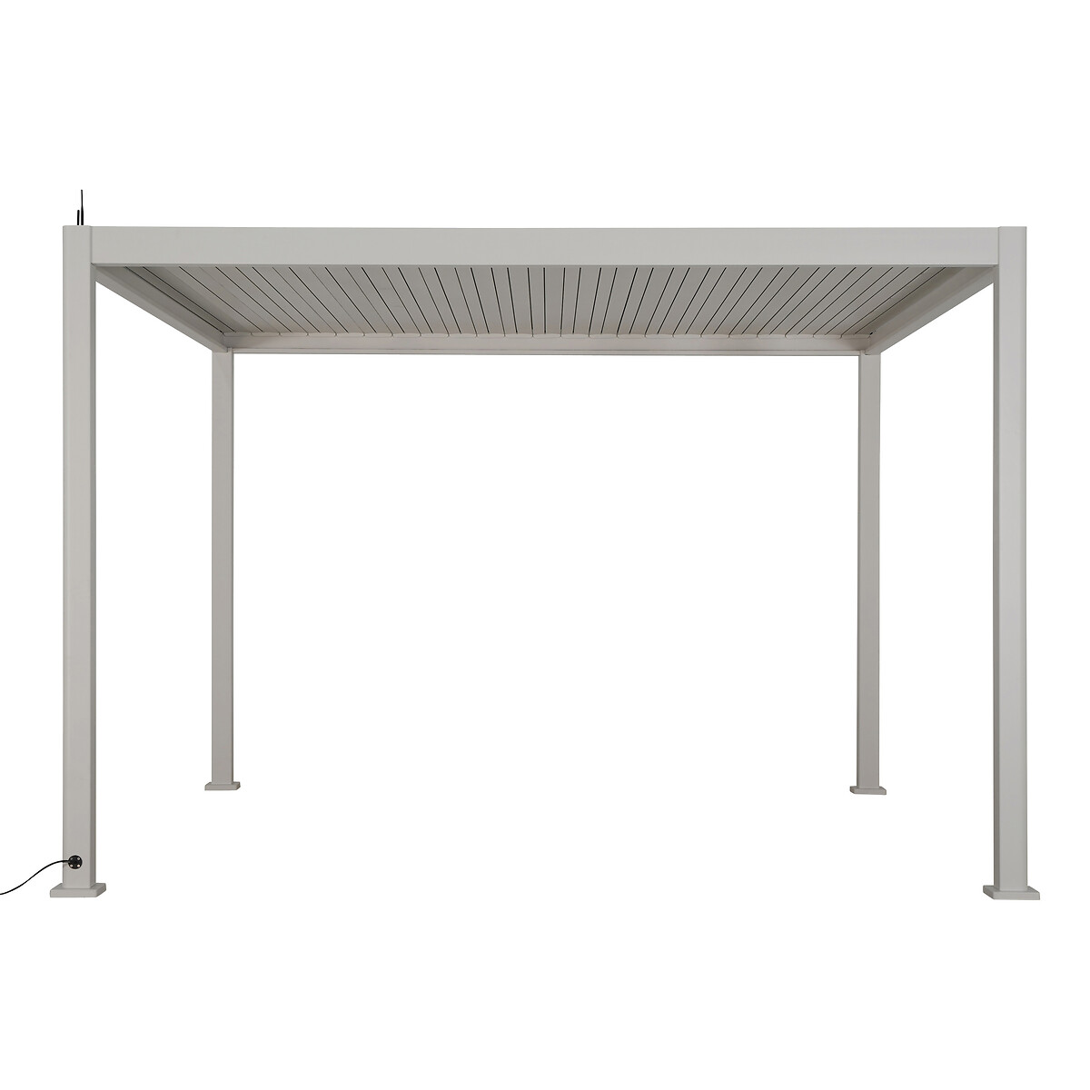 P&eacute;rgola el&eacute;trica EVORA argile 4x3cm