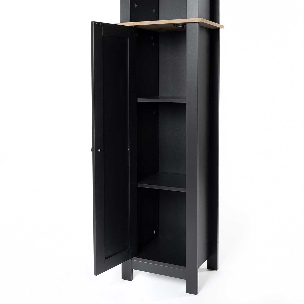 Móvel alto wc ROMA Preto