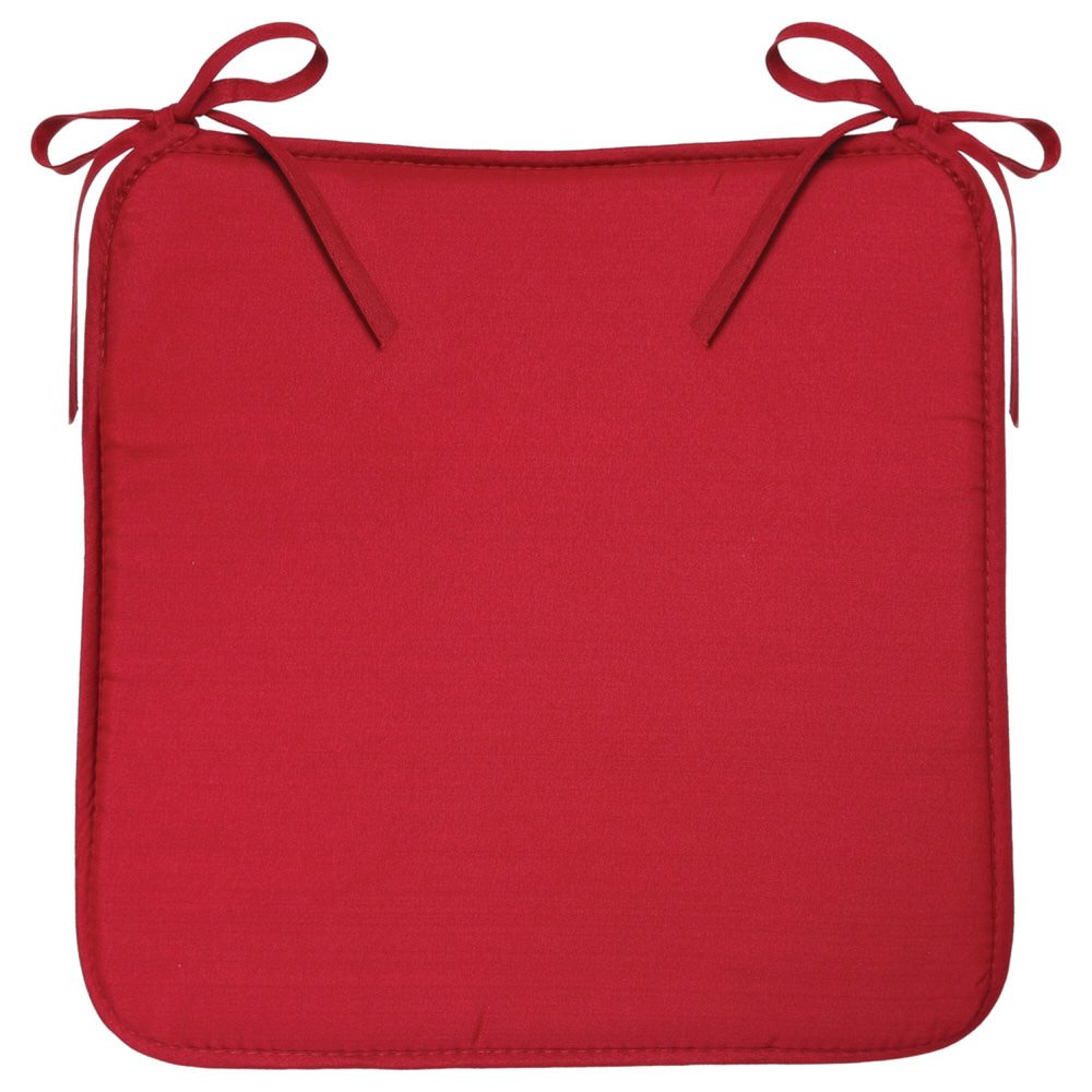 Coxim vermelho para cadeira