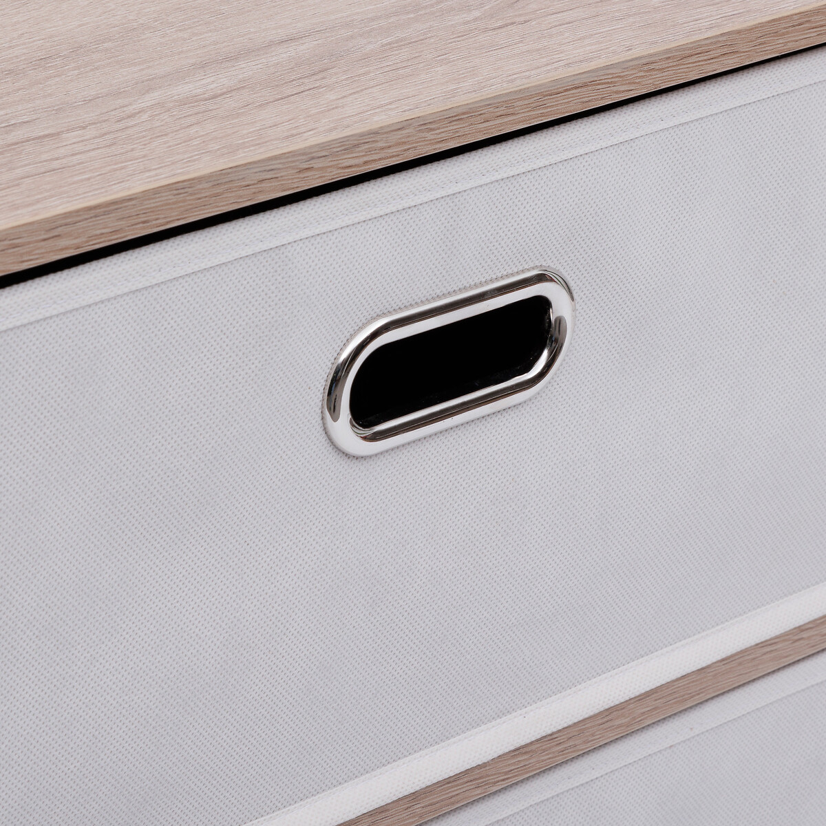 Cómoda com 5 gavetas bege 100cm