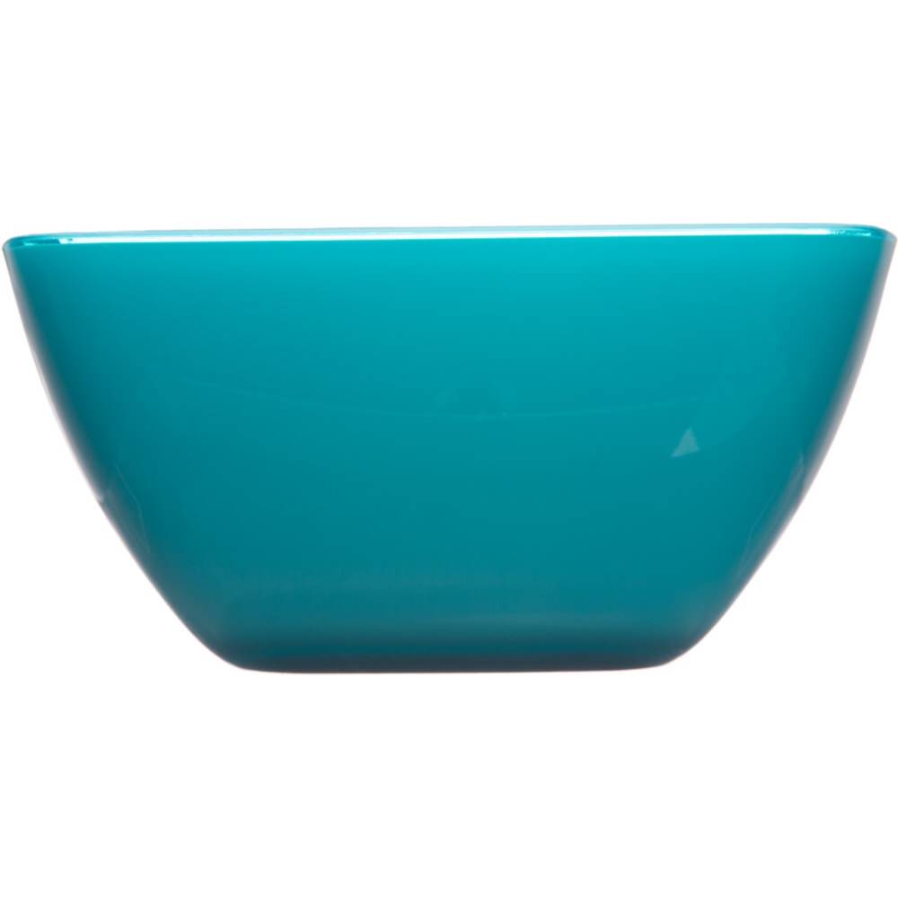 Ta&ccedil;a quadrada azul 19cm