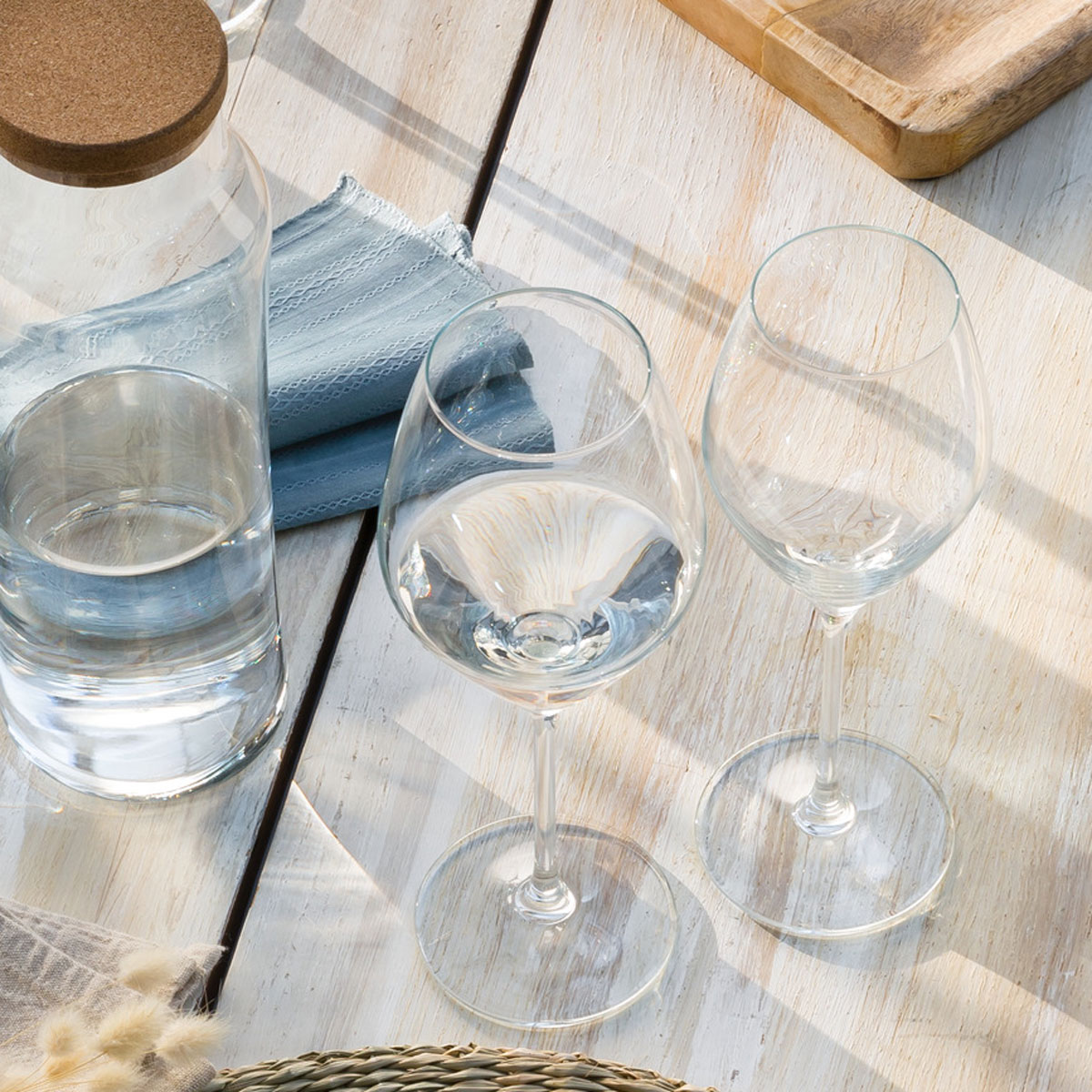 Copo de &aacute;gua de vidro SILVIA 47cl