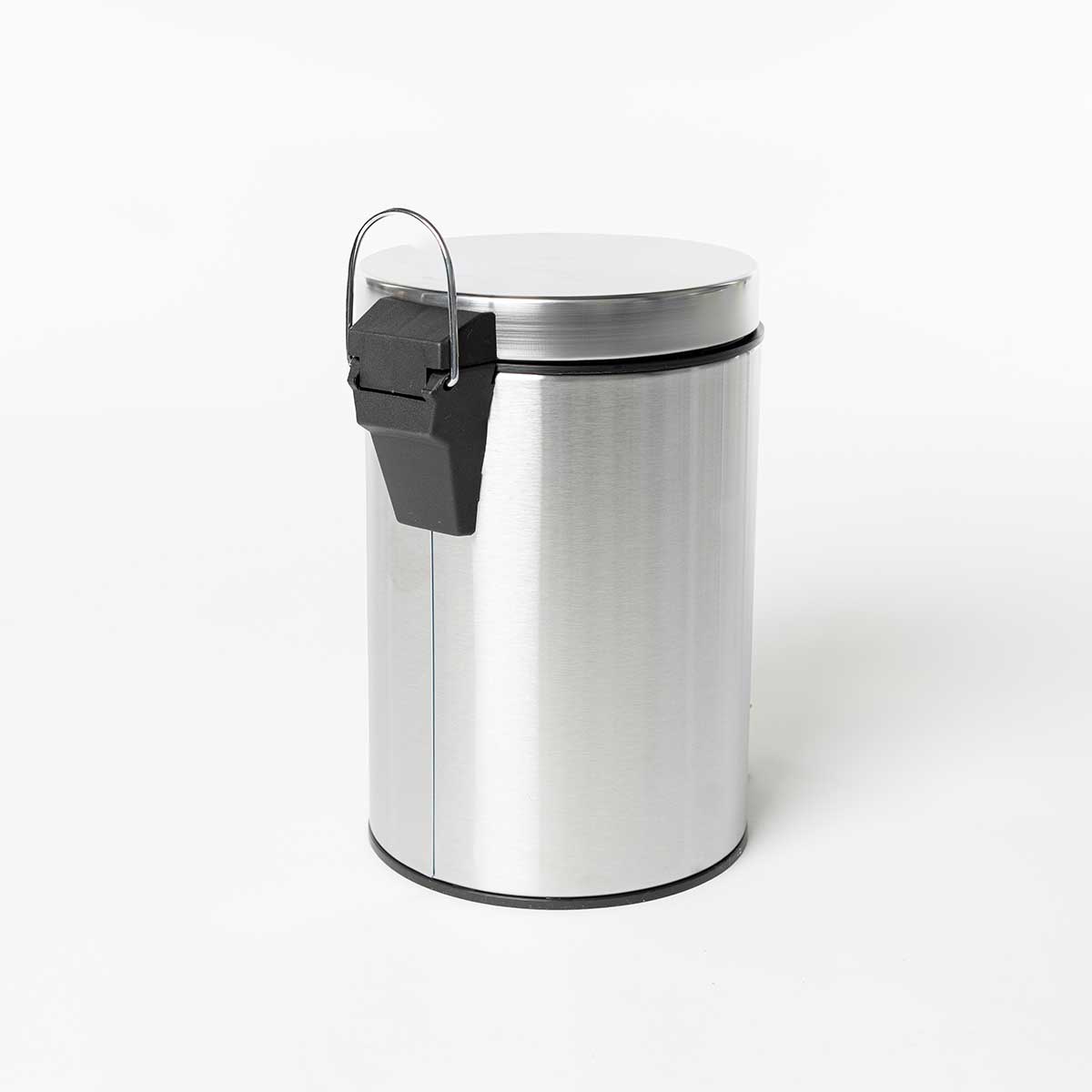 Balde WC Em Inox Com Pedal 3l,  Balde WC Em Inox Com Pedal 3l