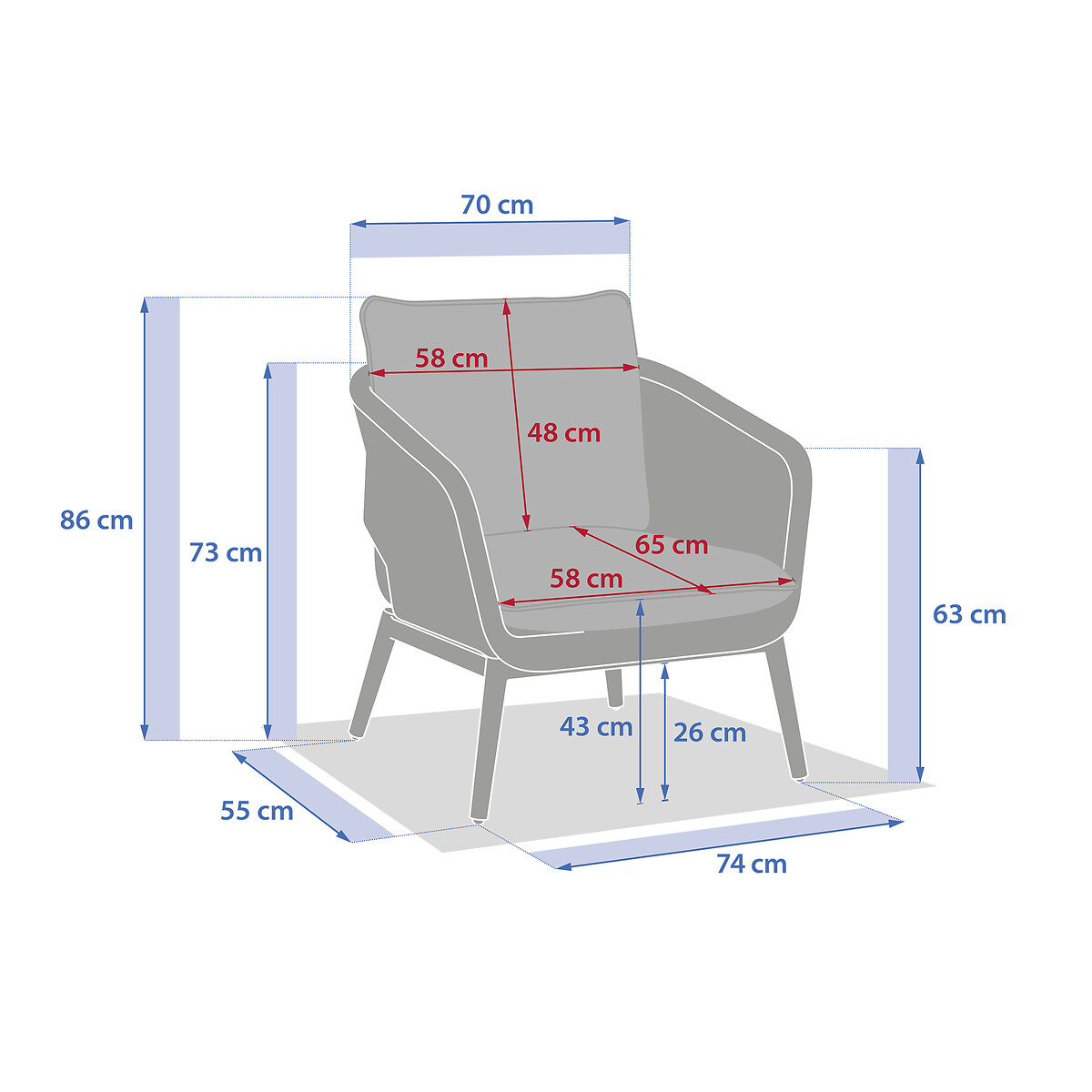 Cadeira ORISSA verde