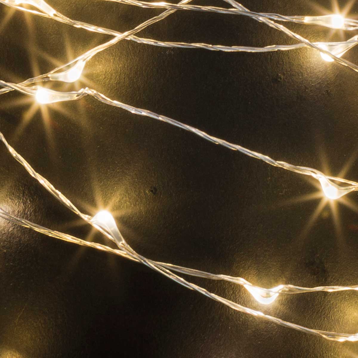 Série luminosa de natal branco quente 100 leds 10m