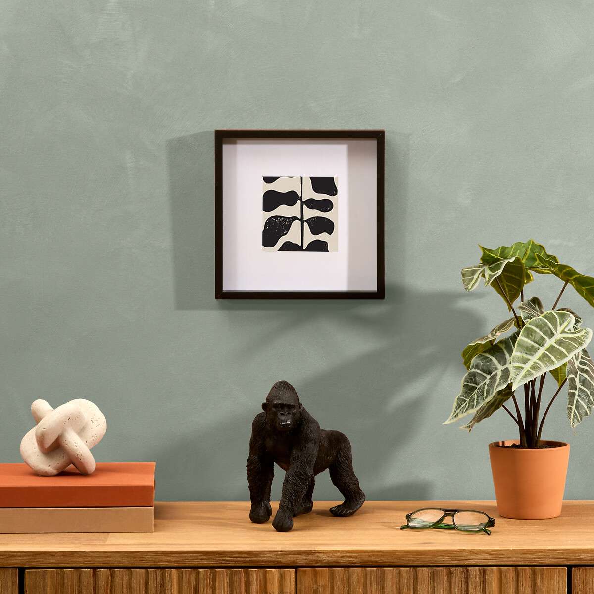 Moldura AXEL mdf preto 50x50cm