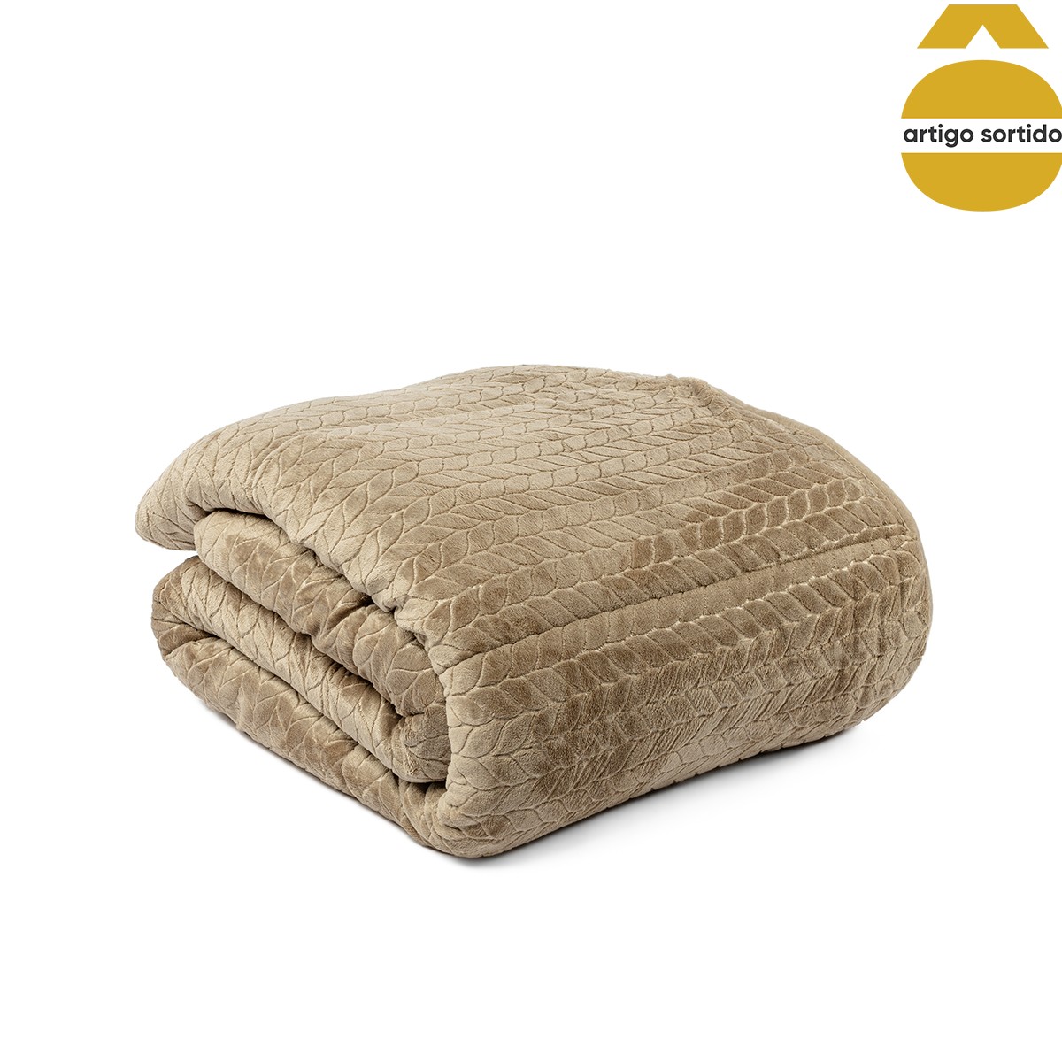 Edredão sherpa JACK bege 220x240cm,  Edredão sherpa JACK bege 220x240cm