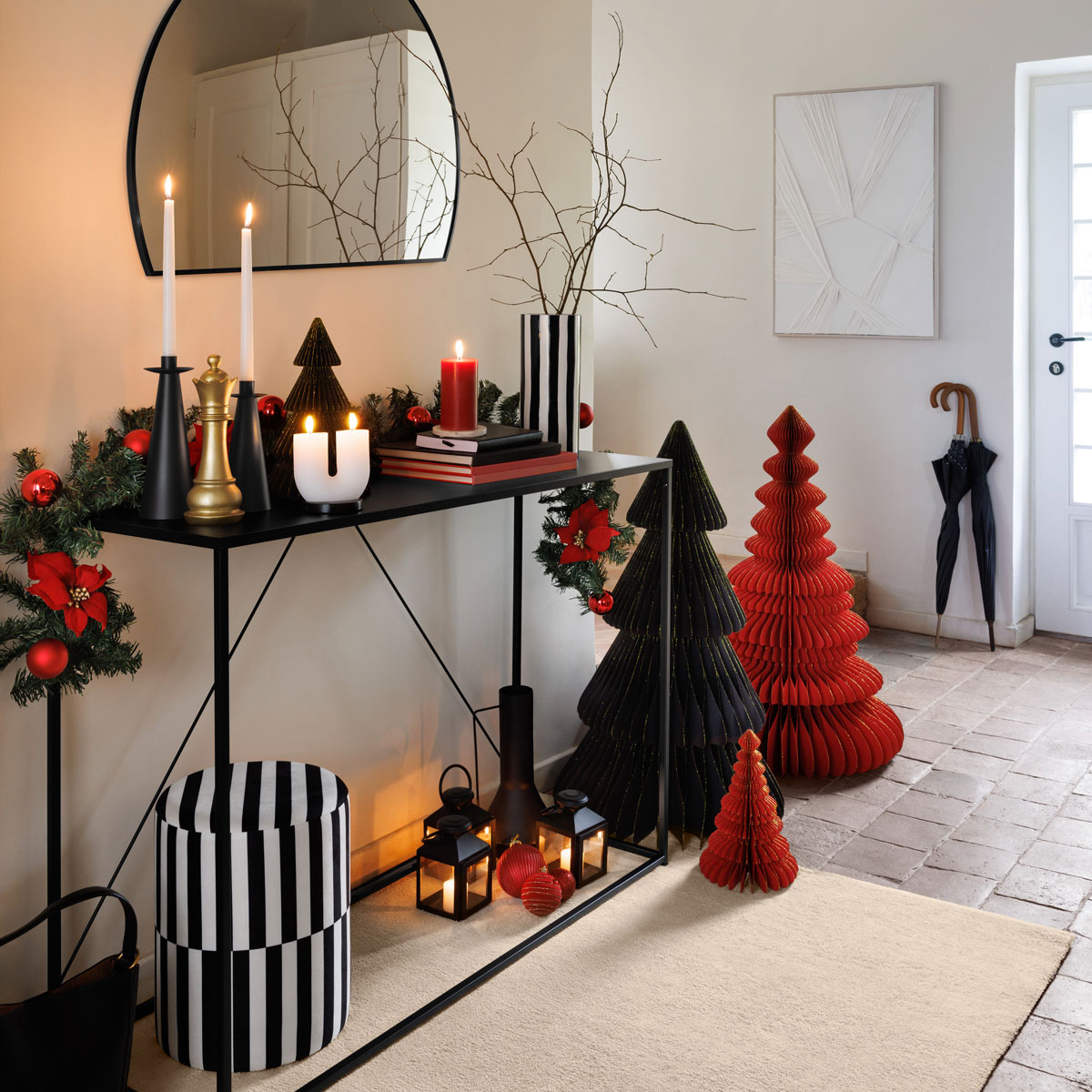 Vela branca em forma de u DEMI