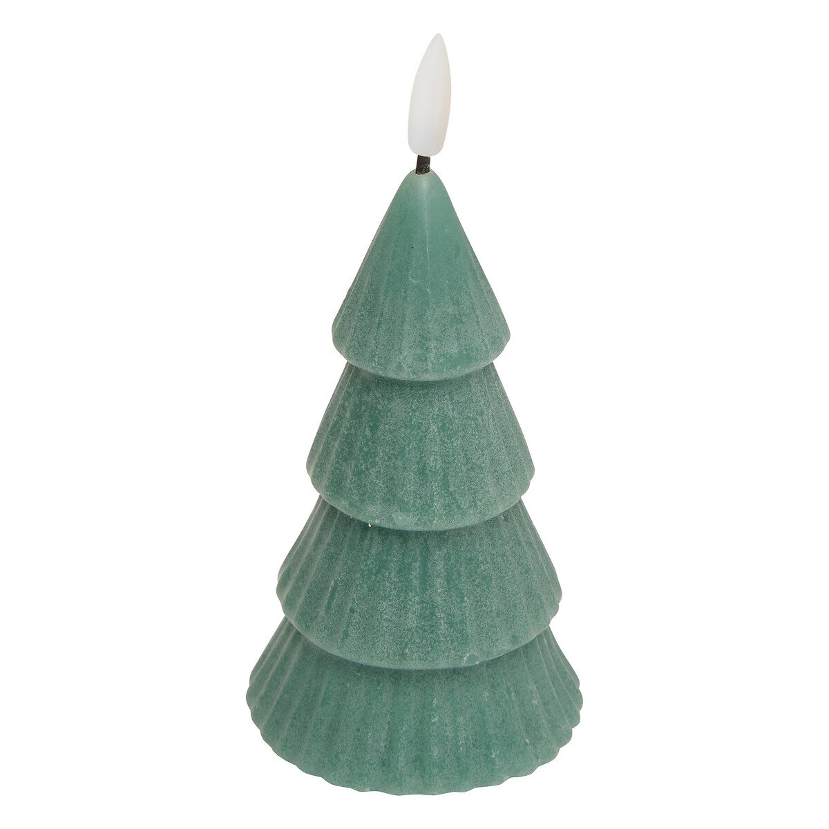 Vela árvore de natal led verde 15,5cm,  Vela árvore de natal led verde 15,5cm
