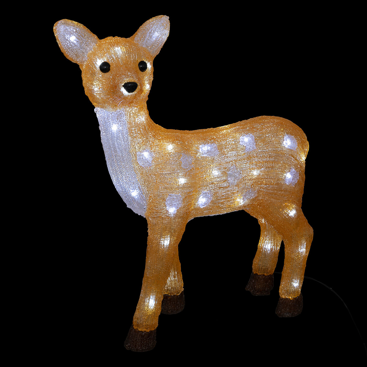 Figura de cervo luminosa 39x48cm