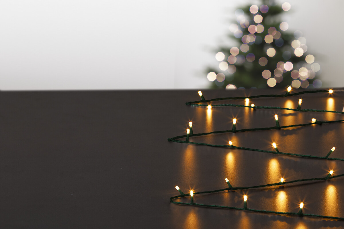 Série de natal branco quente 300LED 30M