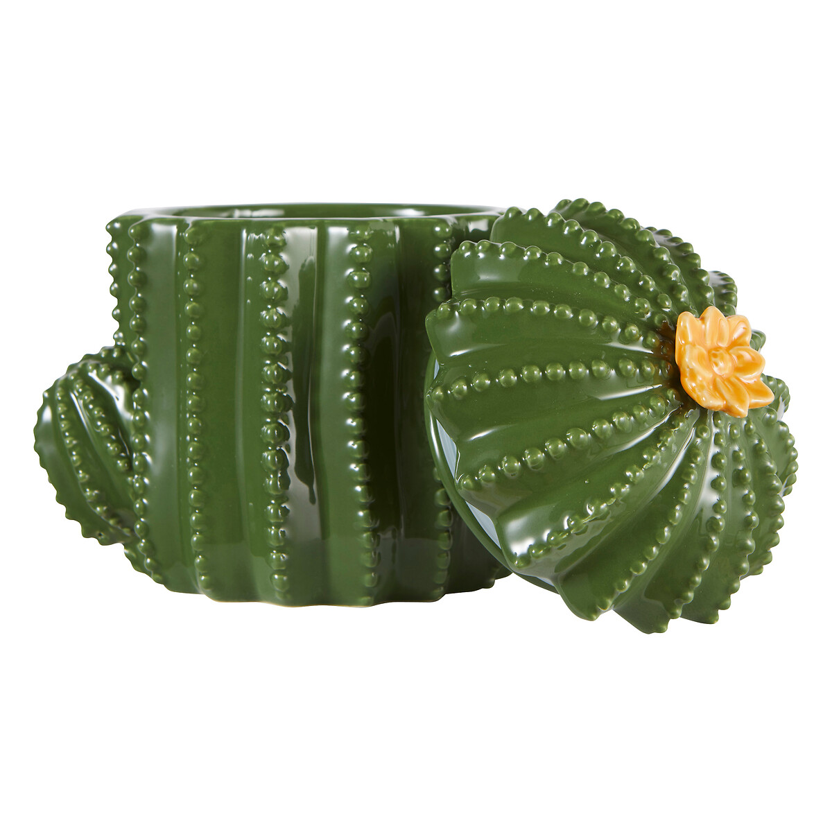 Caixa decorativa YUCATAN em cer&acirc;mica 11x16cm