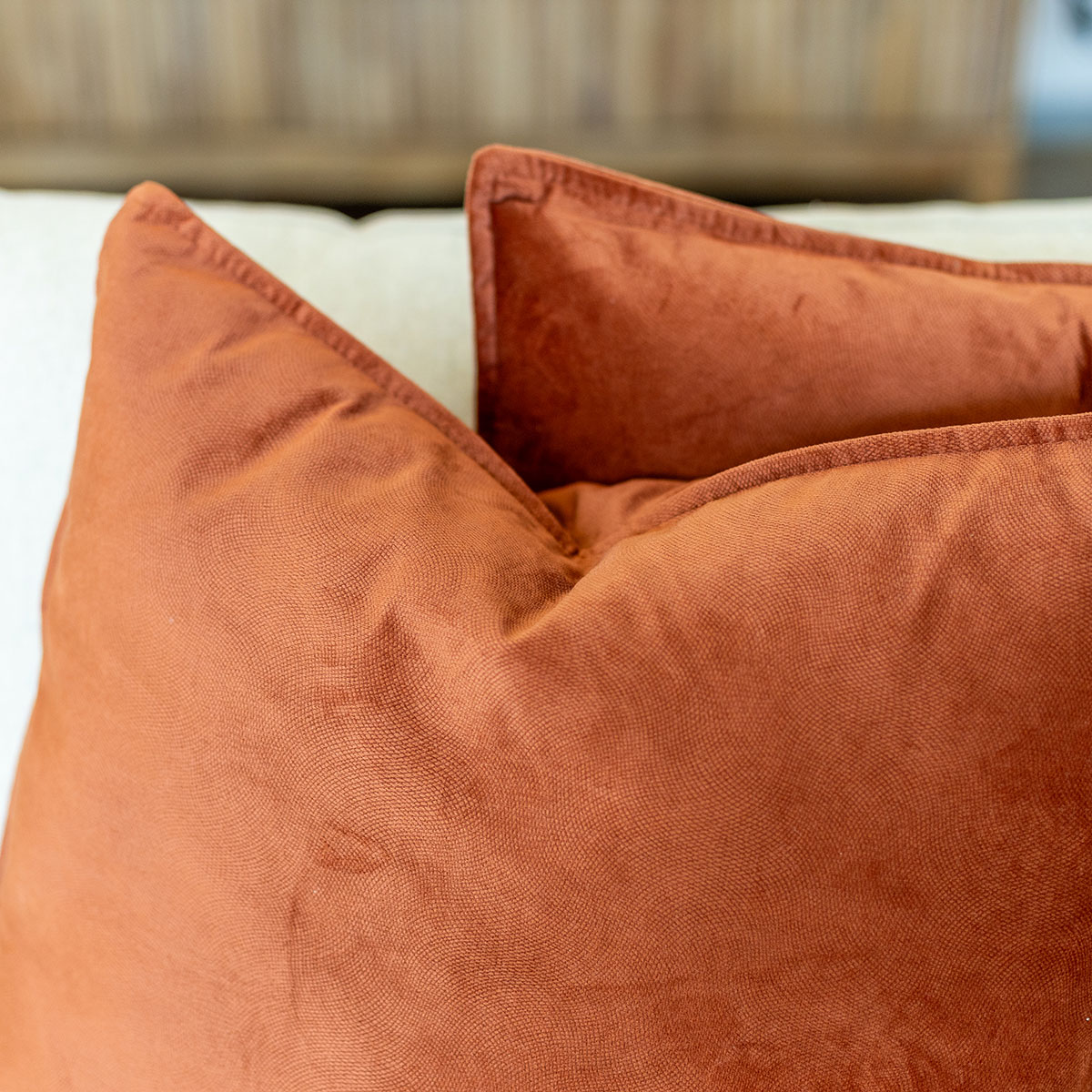 Almofada LILOU terracota 55x55cm