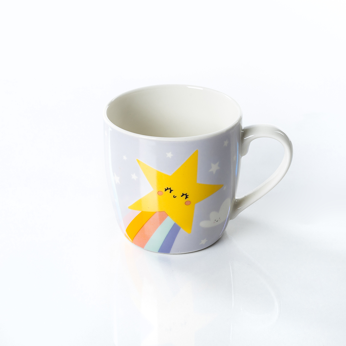 Conjunto de caneca e tigela estrela