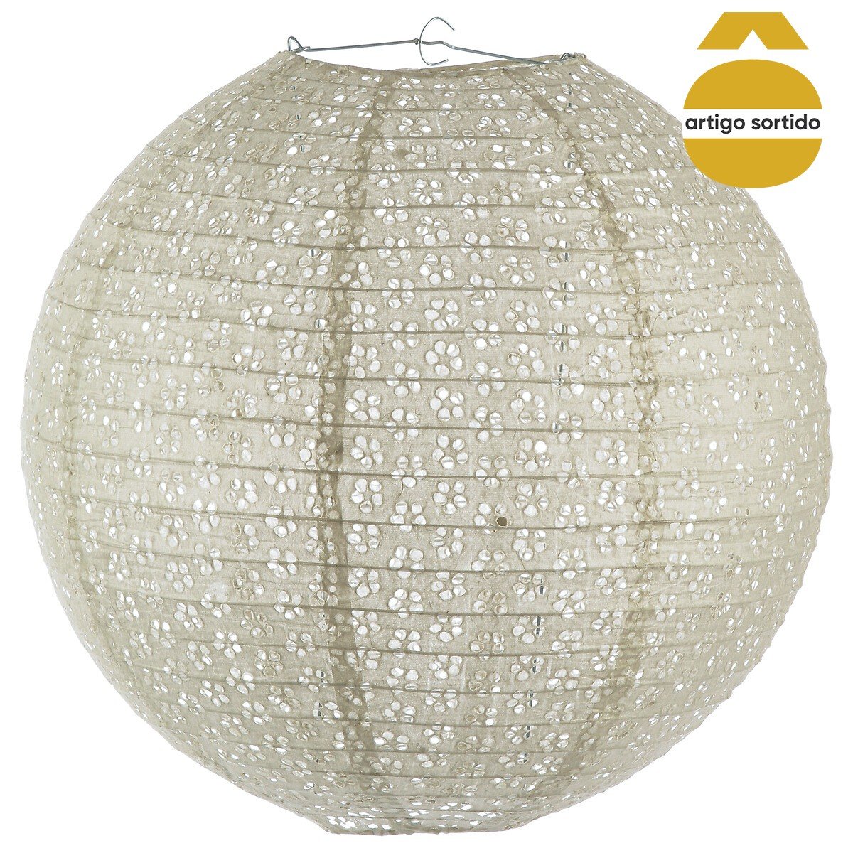 Candeeiro de teto em papel arroz 45cm