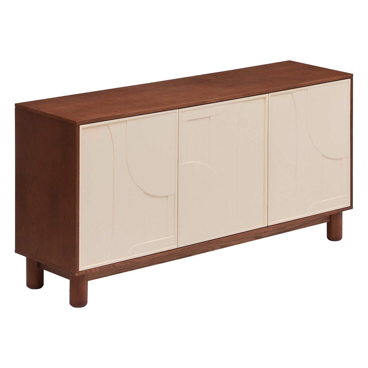 Aparador JILANI com 3 portas castanho