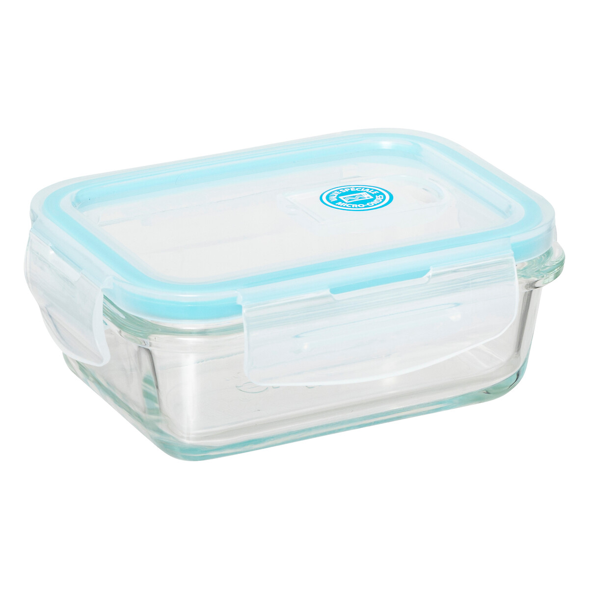 Conjunto de 3 caixas herm&eacute;ticas CLIPEAT em vidro