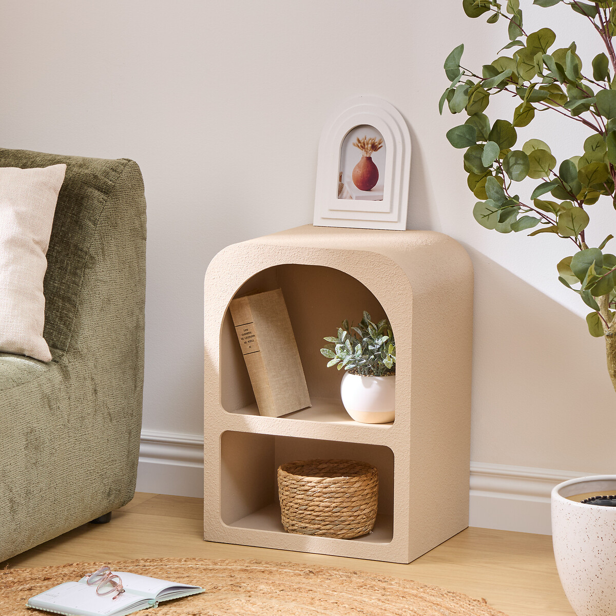 Mesa de cabeceira SOLEYA bege