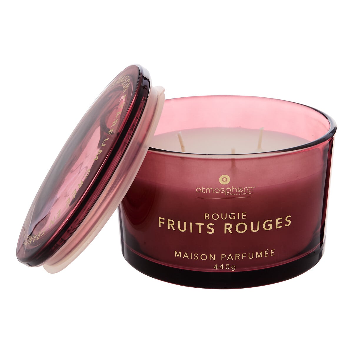 Vela perfumada frutos vermelhos GLOWY 300g