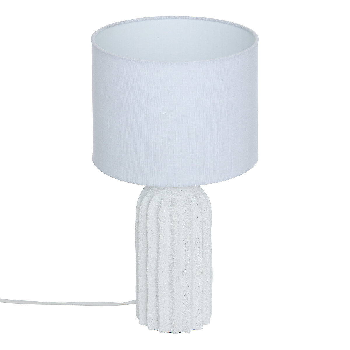 Candeeiro de mesa branco 50cm