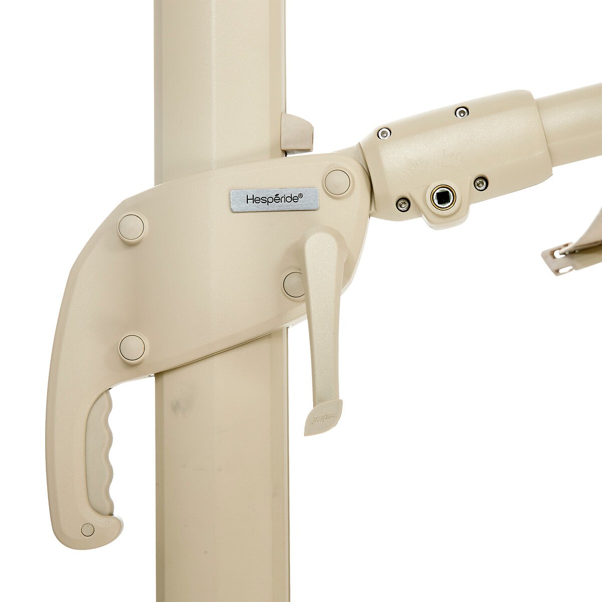 Guarda-sol MELHIA invertido argile/lin 4x3m