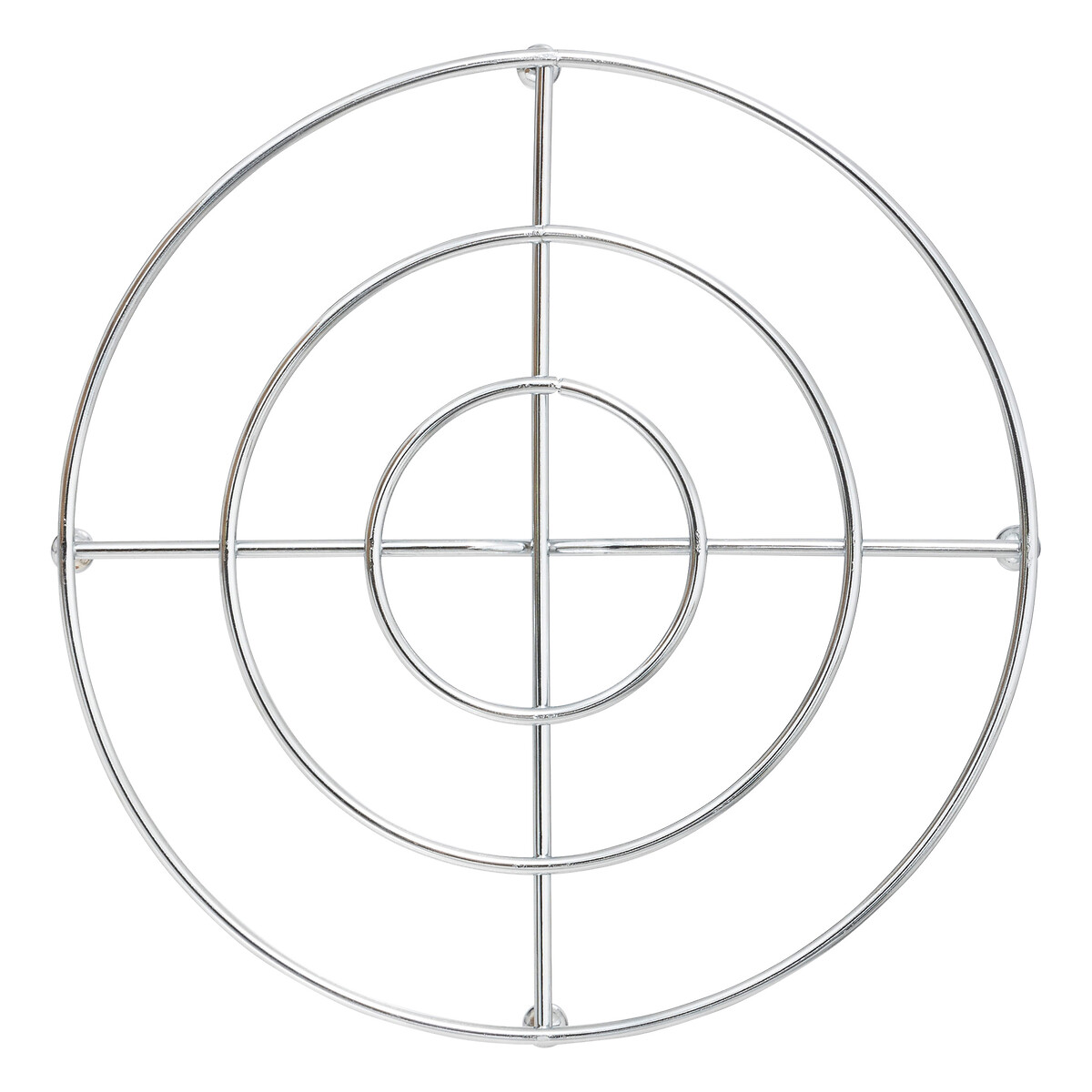 Base para quentes CUISINE prateado em metal 20cm