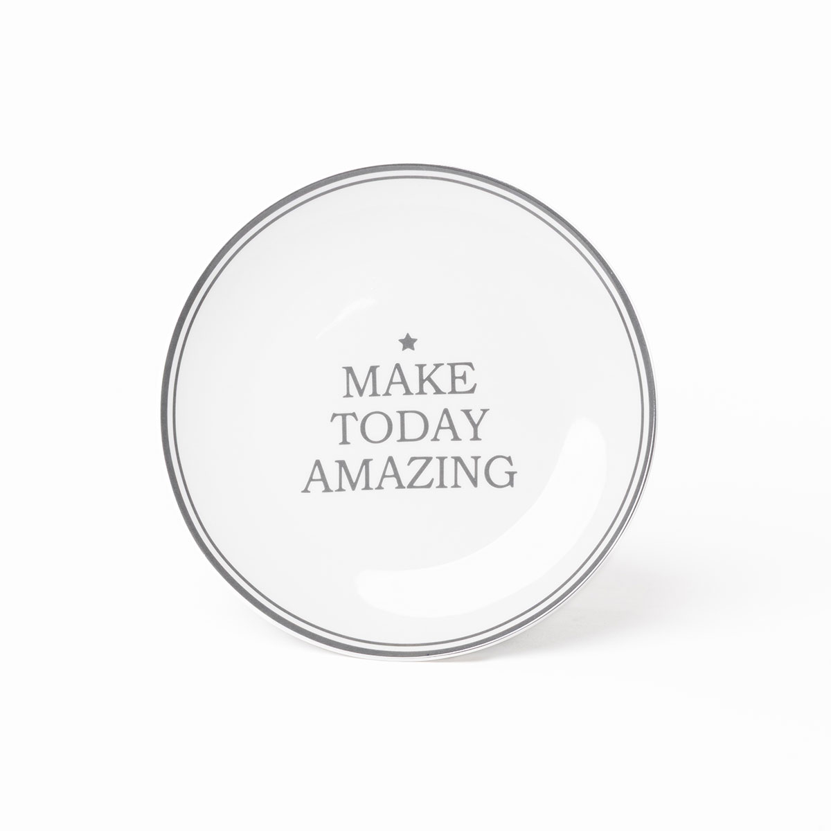 Prato Raso Hapy III Em Porcelana 27cm