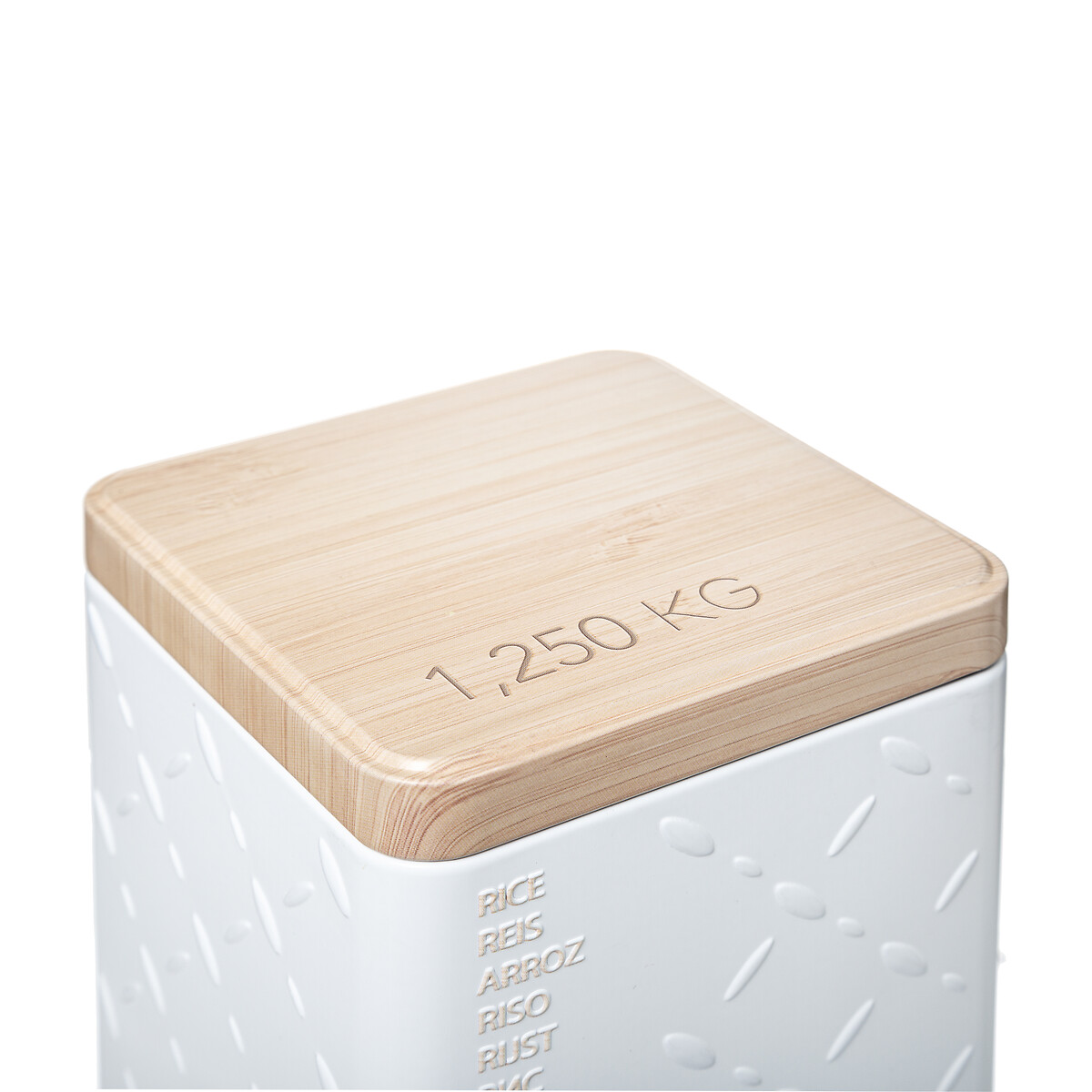 Caixa para arroz em metal 1,25kg