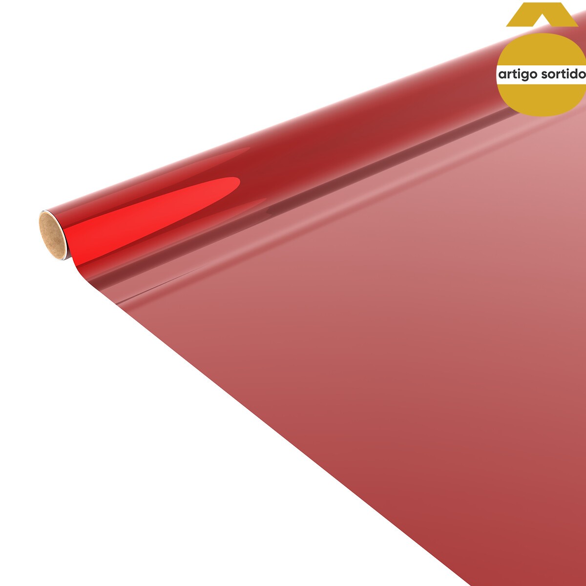 Rolo de papel de embrulho efeito metalizado 200cm